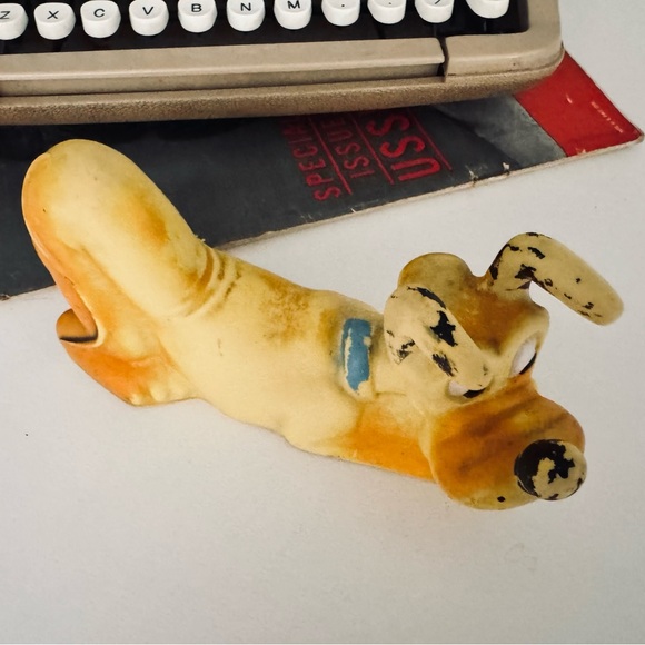 Vintage 1960s Walt Disney Productions Pluto Rubber Squeeze Toy Squeaker RARE - Picture 3 of 10